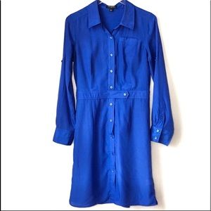 BANANA REPUBLIC Button Down Shirt Dress 8